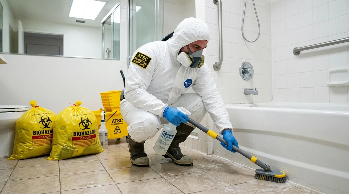 Decontamination equipment deployed for Blood Cleanup in East Greenwich